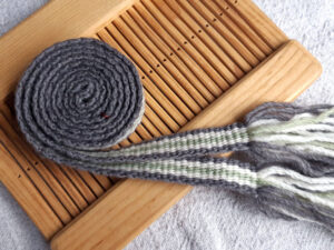 plant dyed handwoven band